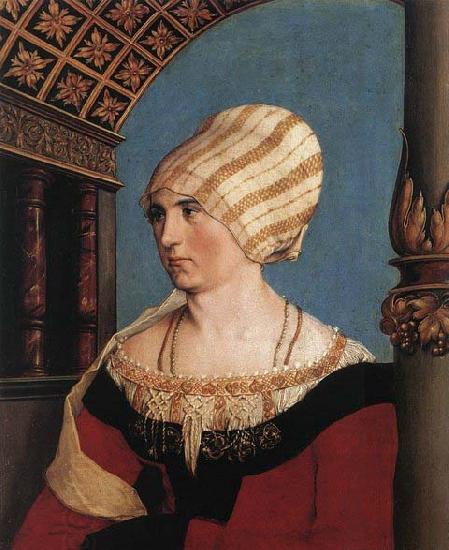 HOLBEIN, Hans the Younger Portrait of Dorothea Meyer oil painting picture